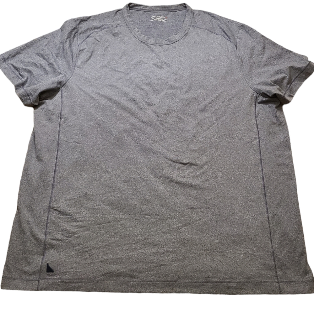 UNTUCKit Men's XL Gray Short Sleeve Crewneck T-Shirt